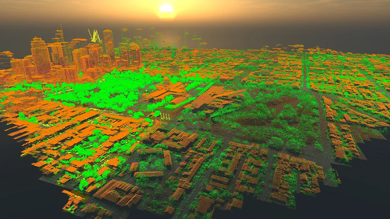 نمونه ای از اسکن با لیزر
