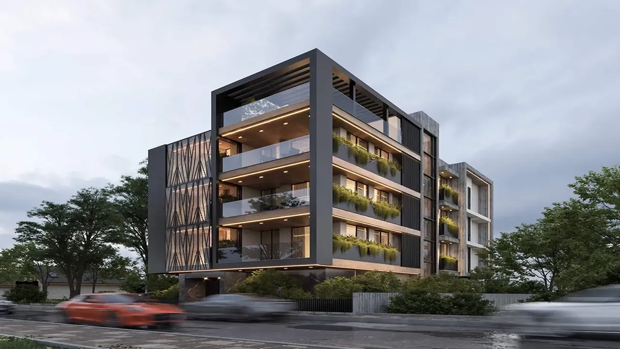 نمای مدرن ساختمان