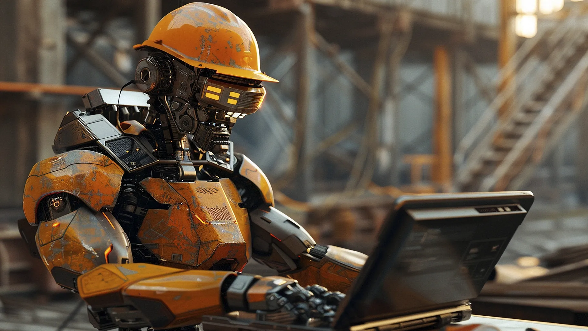 ربات هوش مصنوعی درحال انجام نقشه برداری