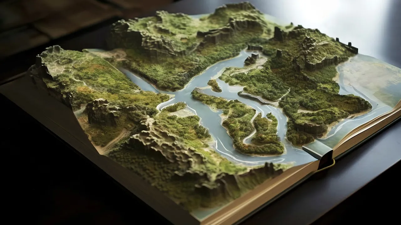 مینیاتوری اراضی ملی یک منطقه