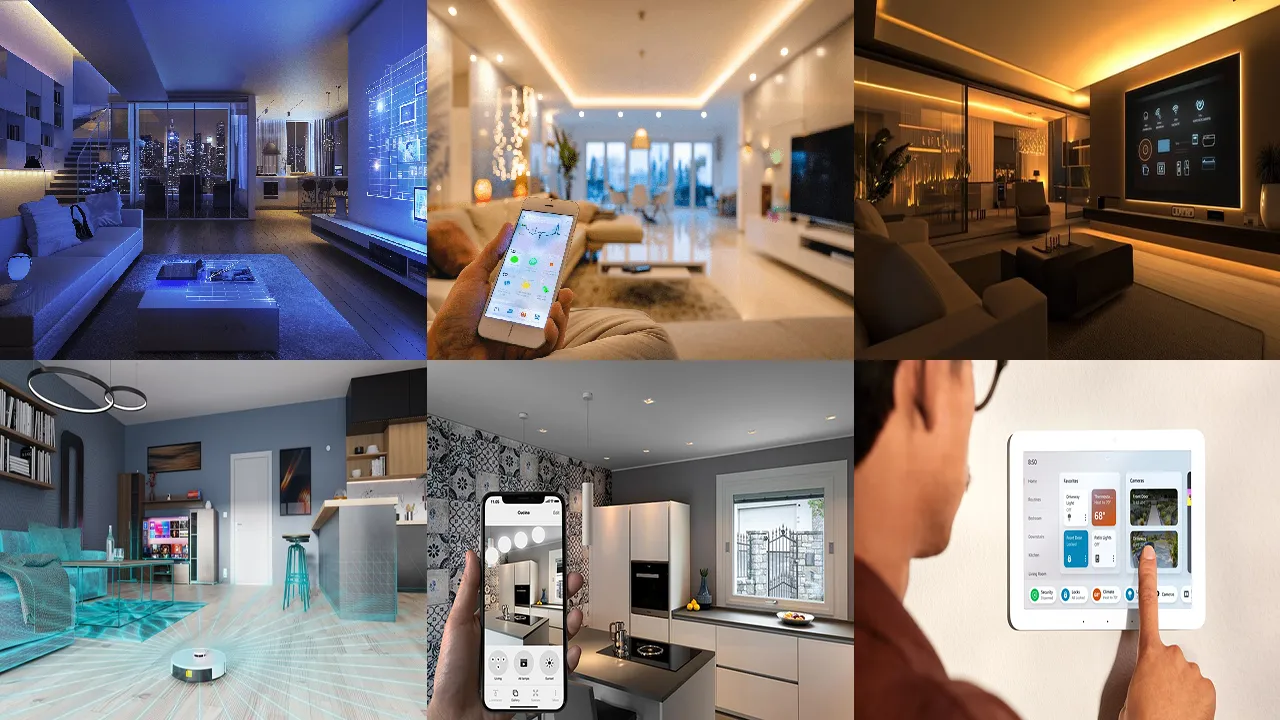تصویر نمونه های مختلف خانه هوشمند