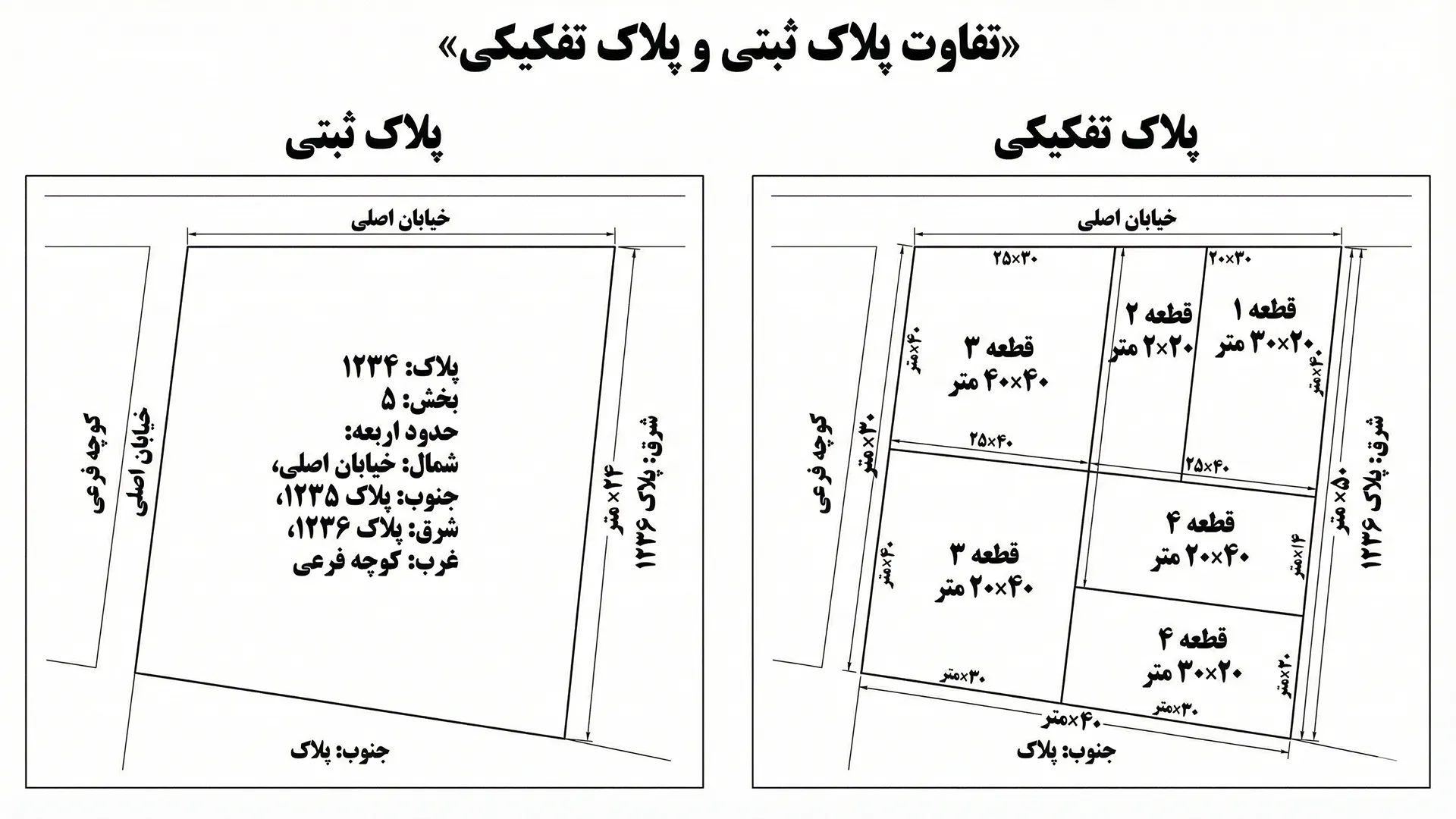 پلاک ثبتی و تفکیکی؛ تعریف، تفاوت‌ها و استعلام آنلاین