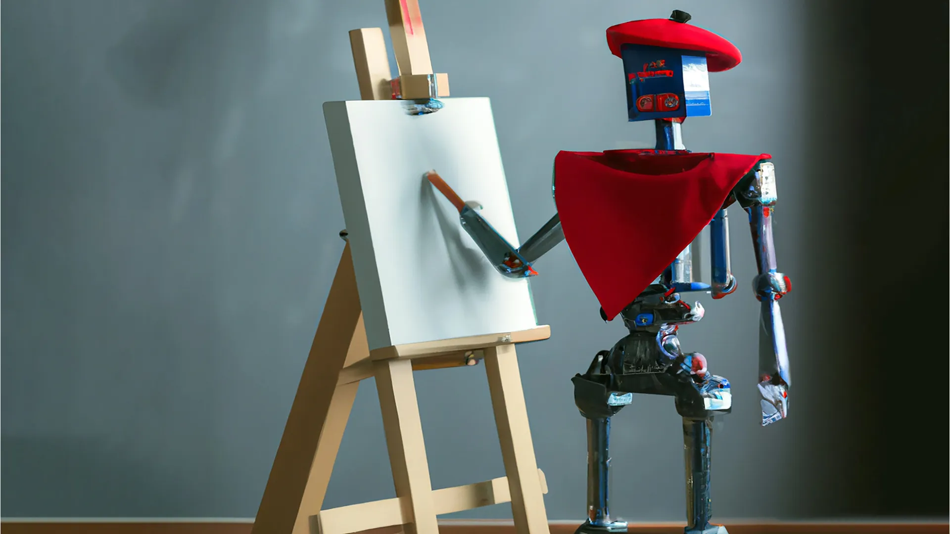 نقاشی کشیدن هوش مصنوعی رباتی