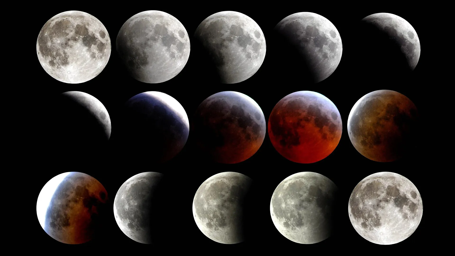 تصاویر ماه خونین