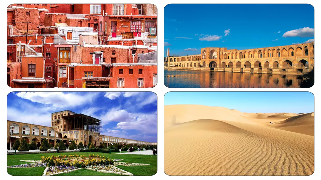 تعدادی از جاهای دیدنی استان اصفهان
