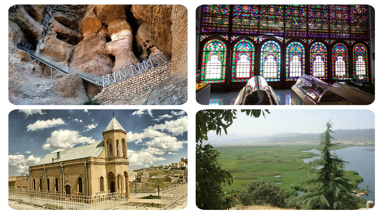 تصویر تعدادی از جاهای دیدنی استان کردستان