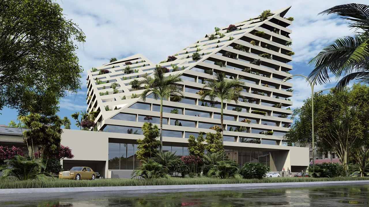 طراحی پروژه مجتمع مسکونی گلسار رشت