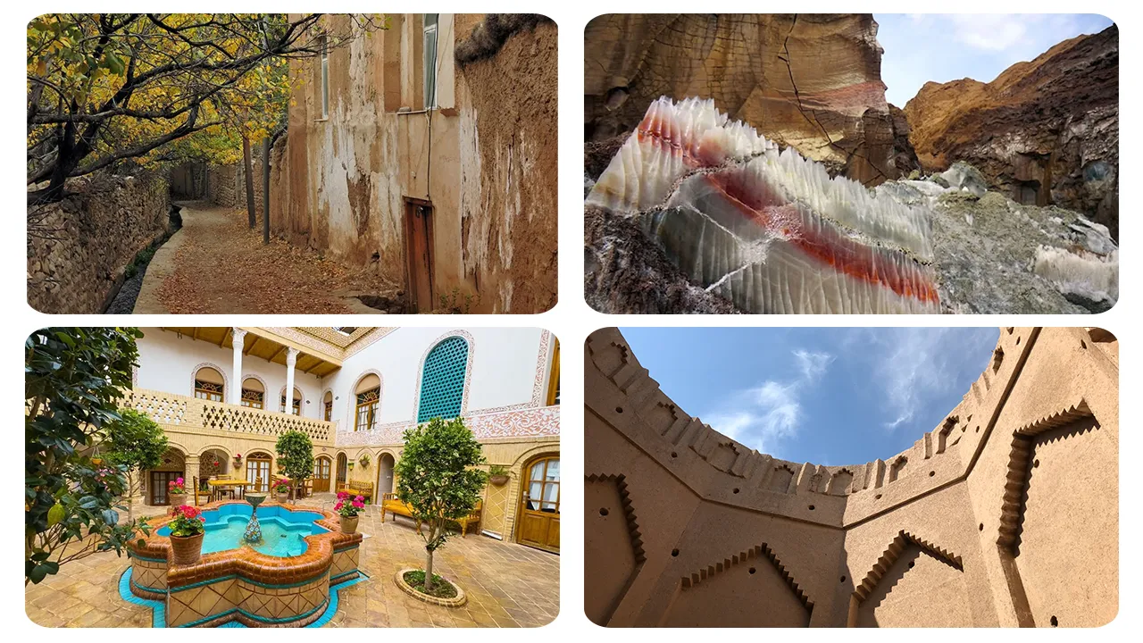 تصویر تعدادی از جاهای دیدنی استان سمنان