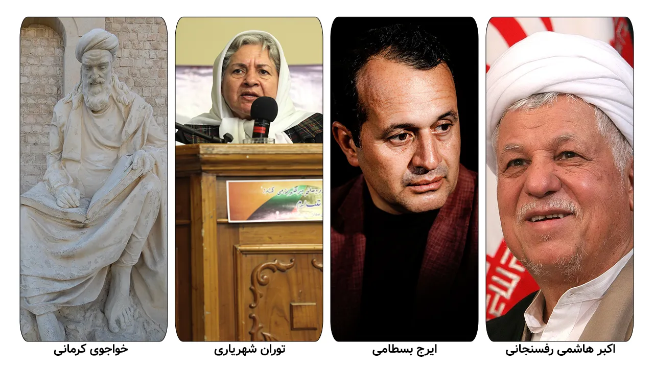 تصویر تعدادی از مشاهیر استان کرمان